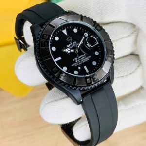 Rolex Yach Master Date Working Rubber Strap Bazzle Working Best Quality