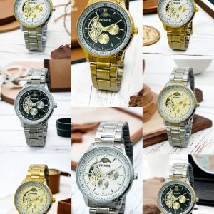 Premier Men’s Collection Full Automatic Skeleton Dial Stainless Steel Chain – Decent Design Watch